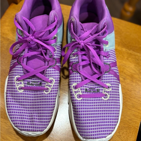 Nike Purple and Gray Athletic Shoes